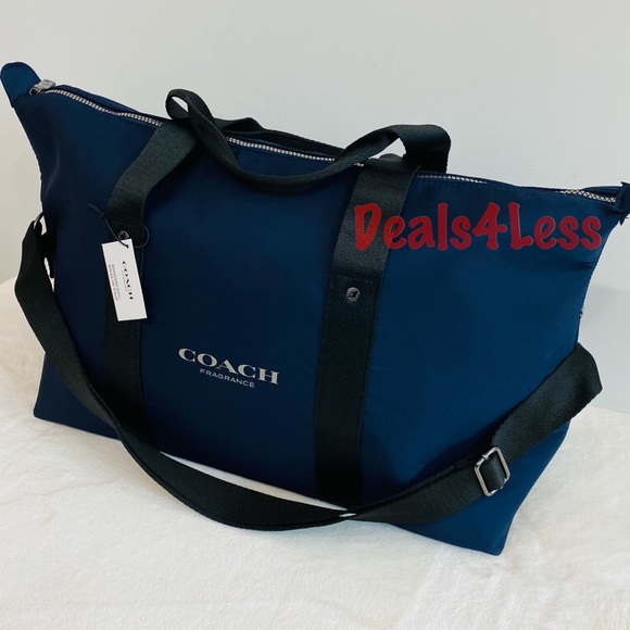Coach Handbags - COACH DUFFLE BAG WEEKENDER BAG/GYM TRAVEL BAG CARRY ON LUGGAGE NAVY BLUE